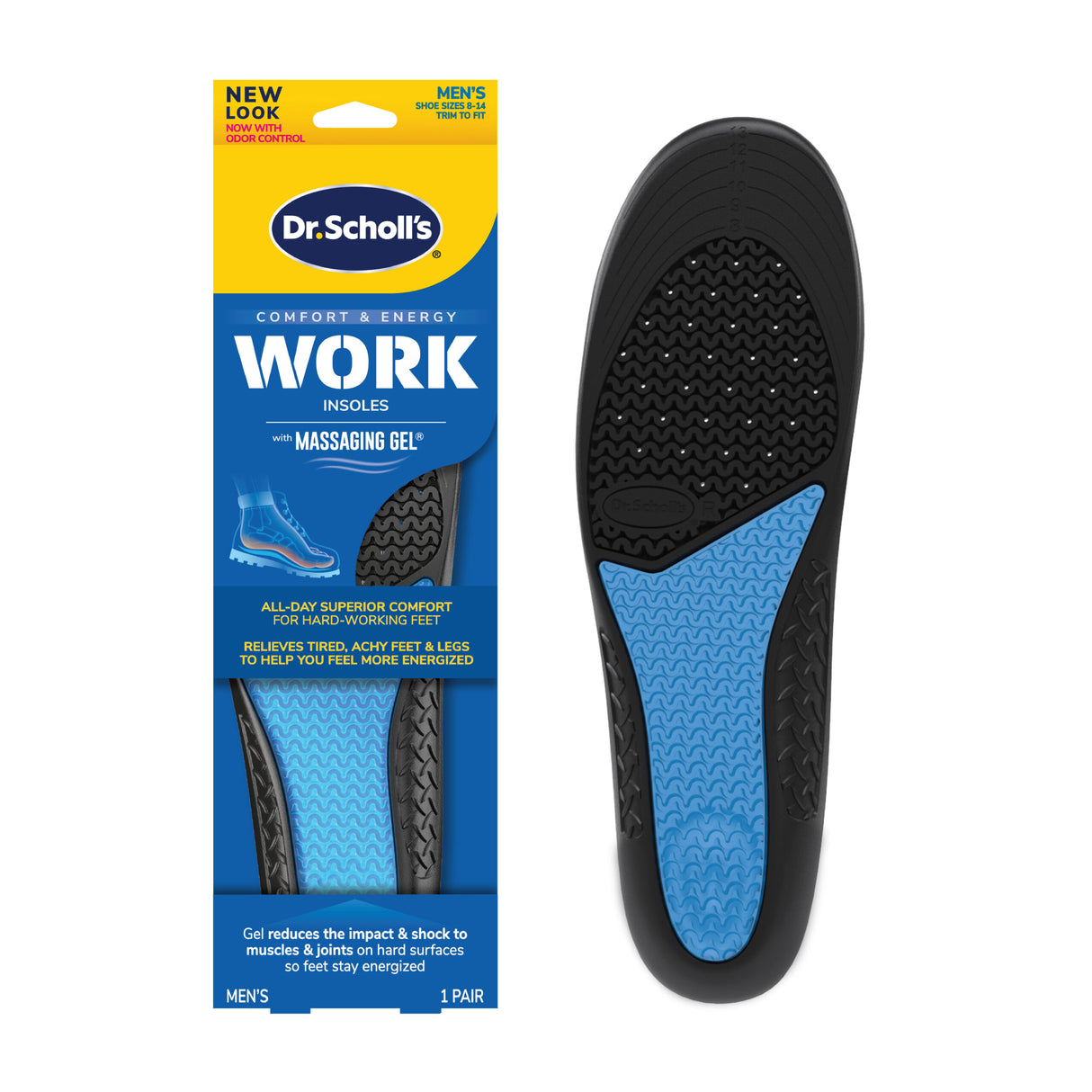 Work Insoles with Massaging Gel®