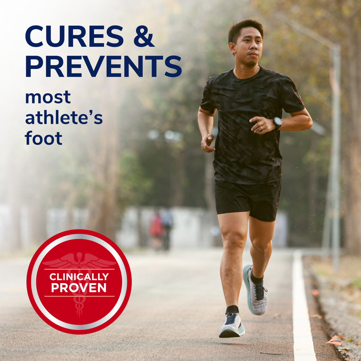 image of cures & prevents most athlete's foot