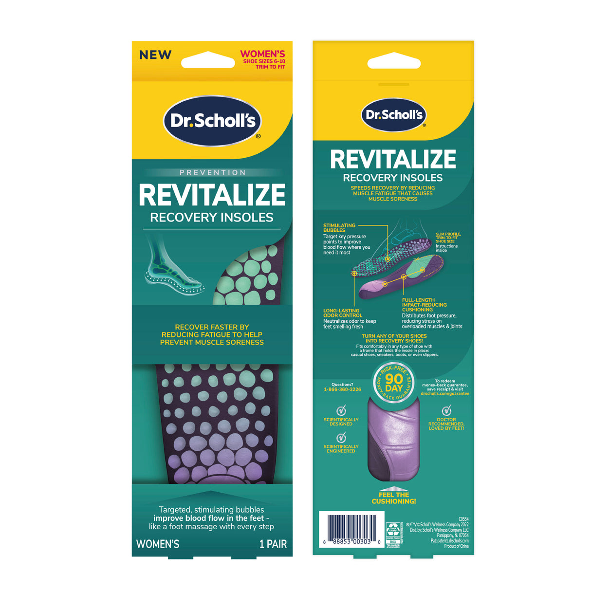 image of revitalize recovery insoles