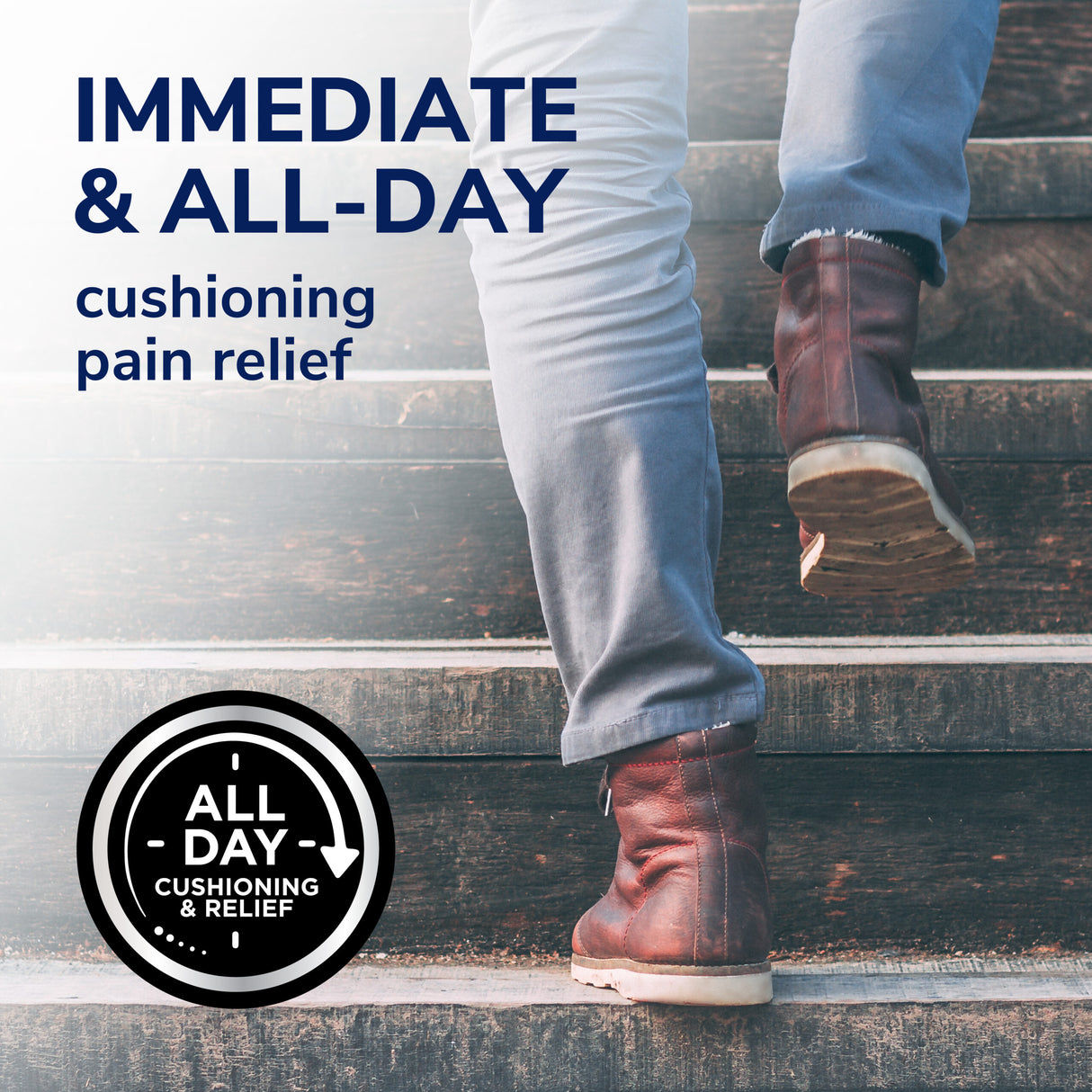 image of immediate & all day cushioning pain relief
