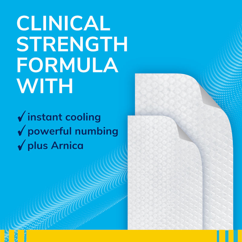 Clinical Strength 12-Hour Pain Relief Hydrogel Patches