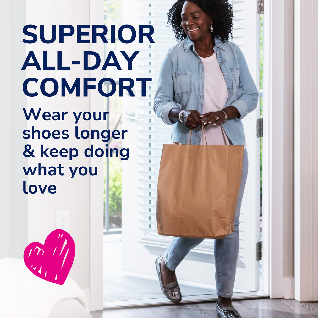 Love Your FLATS & SANDALS 3/4 Length Insoles