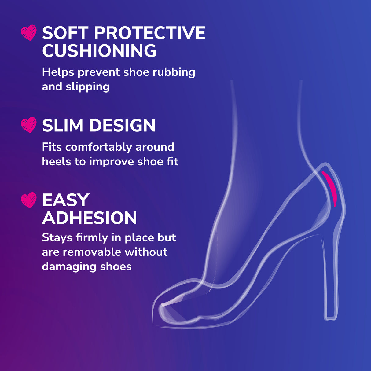 Love Your HEELS & FLATS Heel Liner Cushions