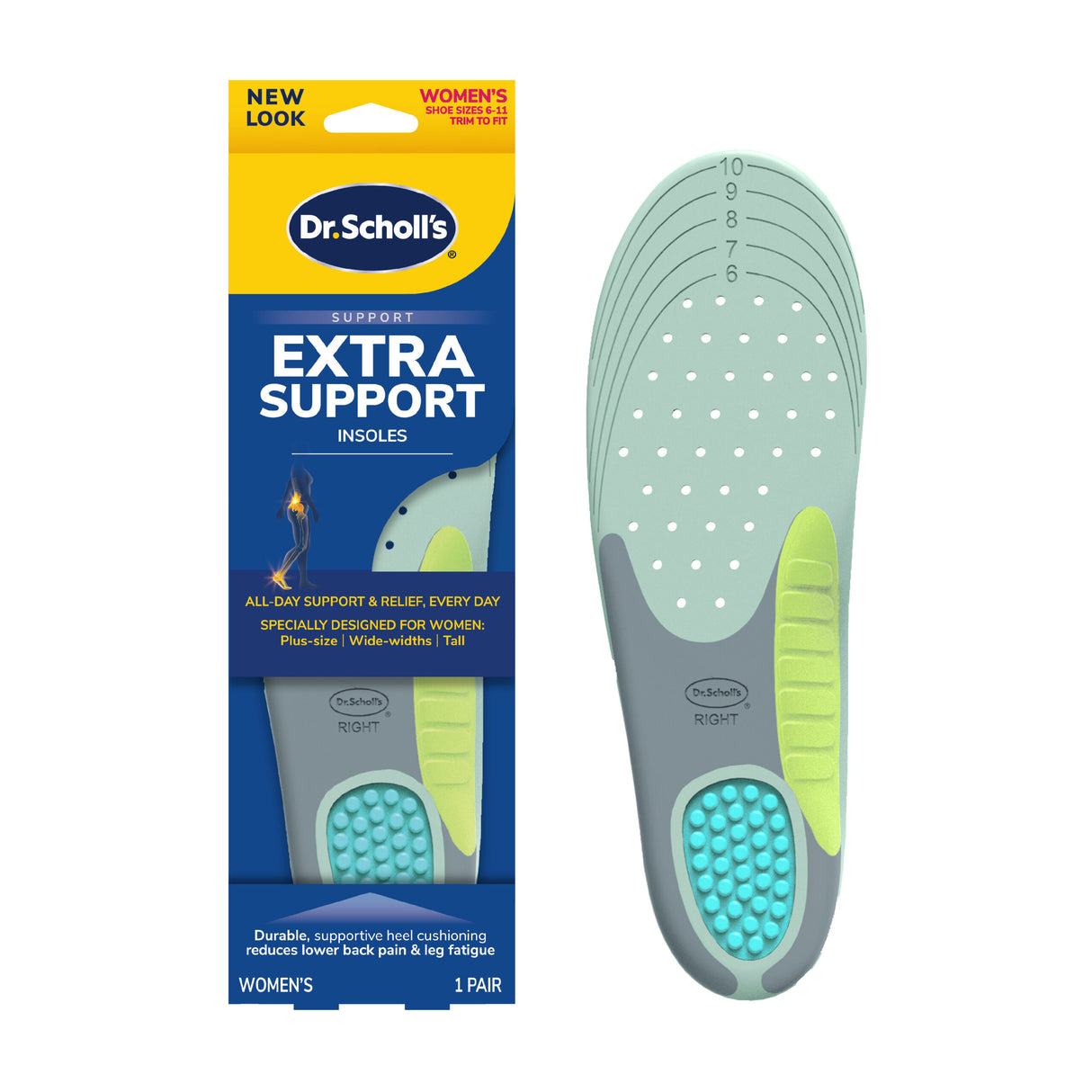 image of women's extra support insole