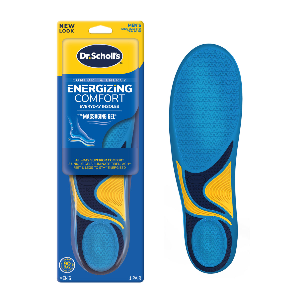Energizing Comfort with Massaging® Gel Insoles