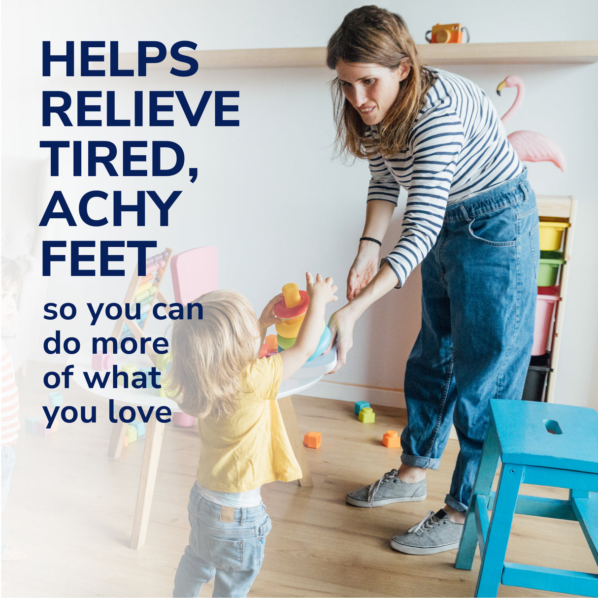 image of helps relieve tired achy feet