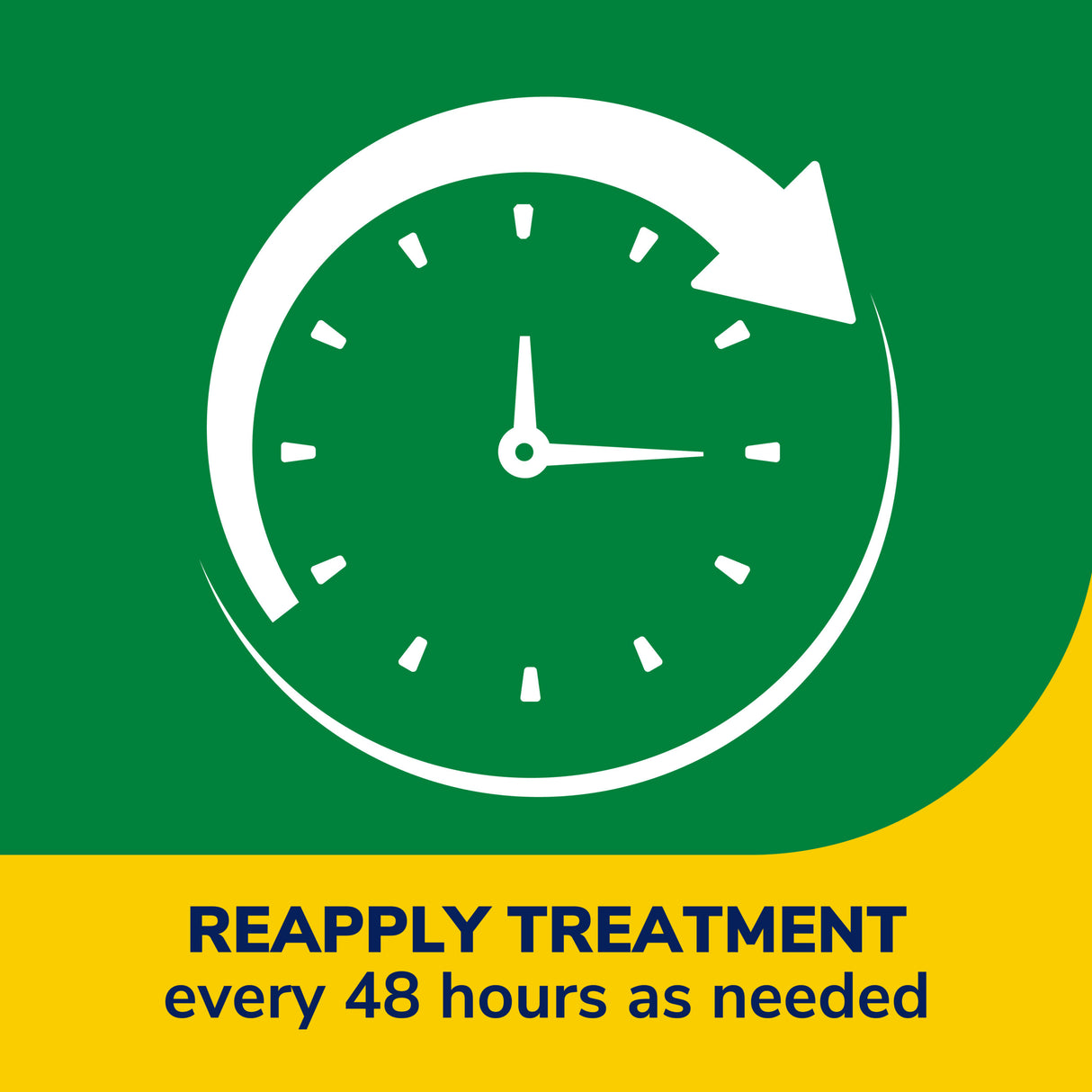 image of reapply treatment every 48 hours as needed